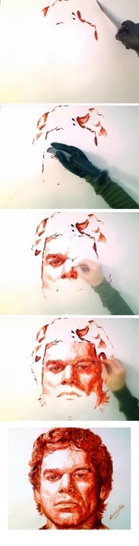 Blood art