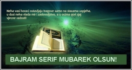 Bajram Šerif Mubarek Olsun