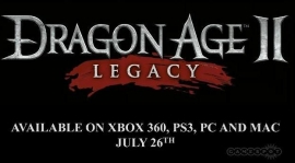 Dragon Age II Legacy izlazi 26. jula