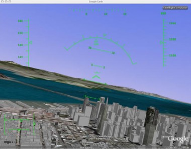 Google Earth Flight Simulator